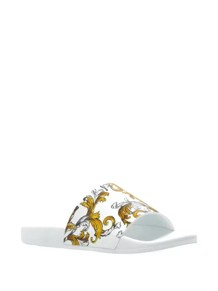 Papuci Versace Jeans Couture alb