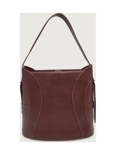 Aigner De piele geantă pe umăr Deborah bordo