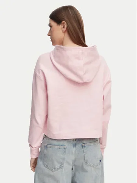 KARL LAGERFELD JEANS Mikina svetloružová / strieborná