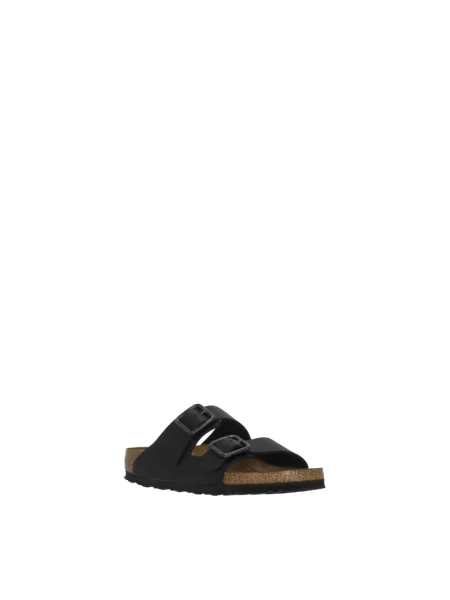 Klapki Birkenstock skórzane czarne