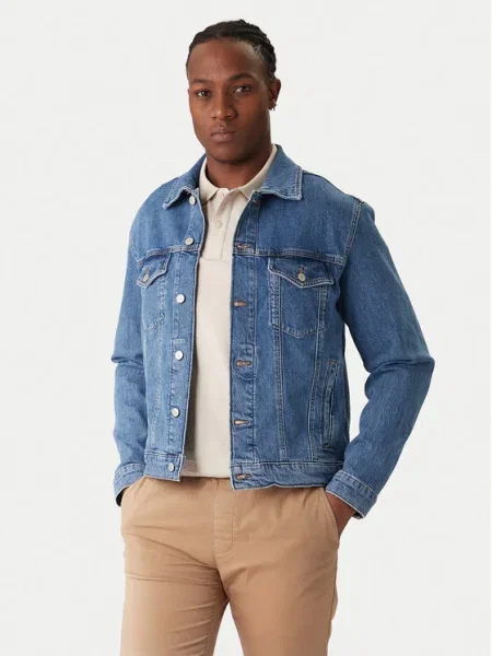 Tommy Jeans Geacă de blugi albastru