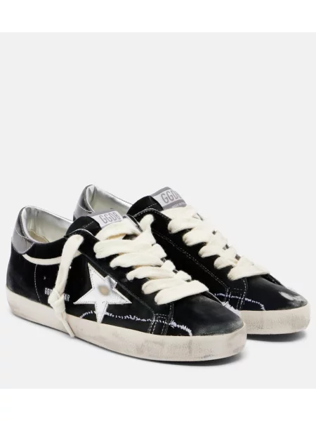 Sneakerși Golden Goose de catifea gri