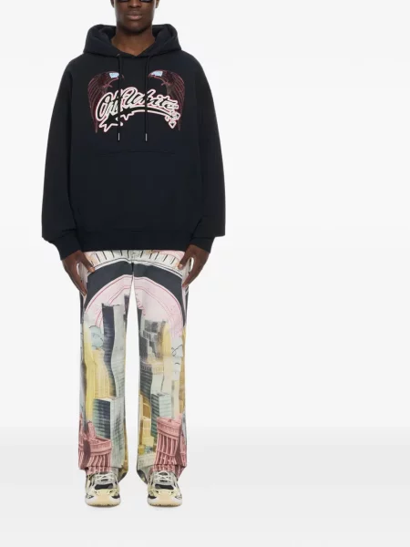 Hanorac cu glugă Off-white alb