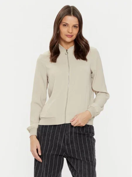 Μπόμπερ μπουφάν Vero Moda μπεζ