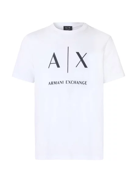 ARMANI EXCHANGE Tricou alb