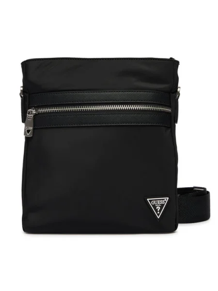 GUESS Geantă de umăr BERLIN' negru