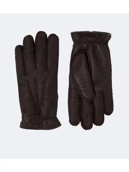 Mănuși Zegna din piele maro