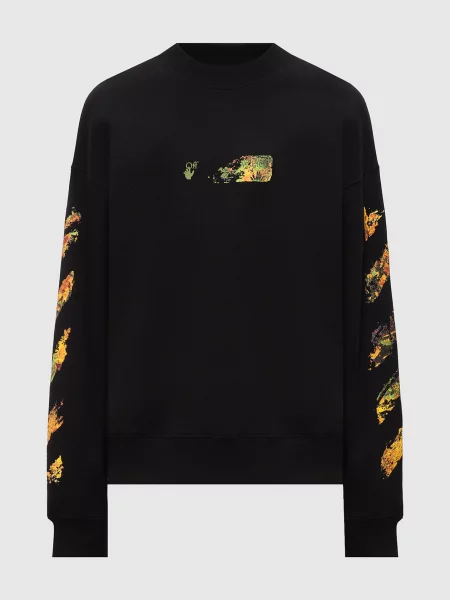 Худі з принтом Spices Arrow Off-white чорне