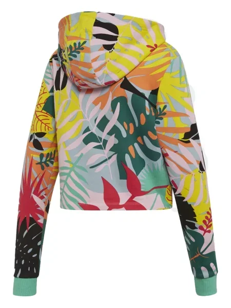 Pruhované krajkové pruhované tričko Adidas s vázáním šedé