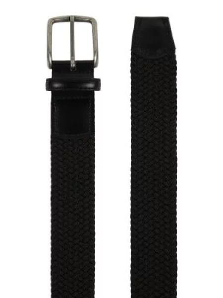 Pasek z efektem plecionki Lloyd Men's Belts czarny