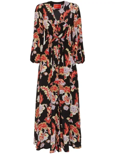 Rochie maxi La Doublej de costum negru