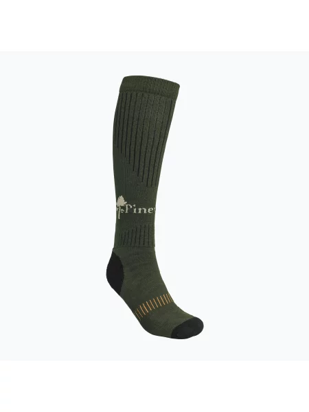 Skarpety trekkingowe Pinewood Drytex High green/d.brown zielone
