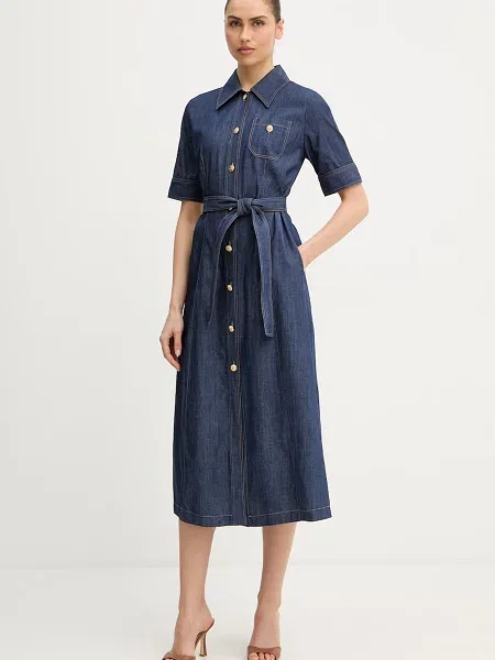 Luisa Spagnoli rochie jeans Periodico