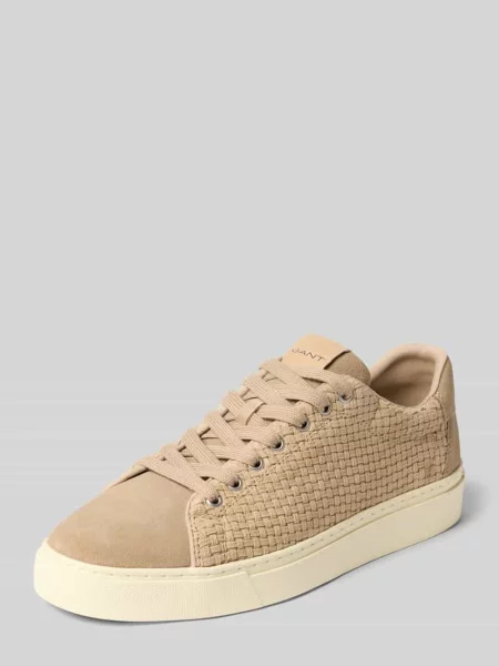 Sneakersy z naturalnej skóry z fakturowanym wzorem model Julien' Gant