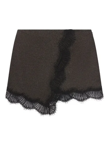 Mała mały spódnica mini A.l.c. koronkowa brązowa