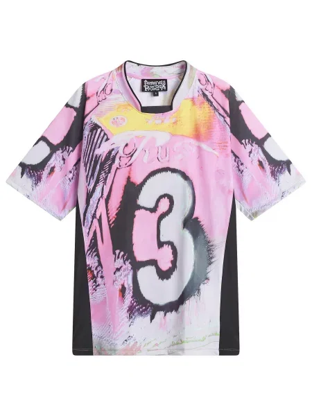 Top Paolina Russo z krótkim rękawem różowy