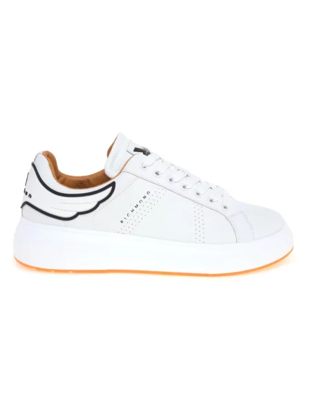 Sneakersy John Richmond skórzane białe