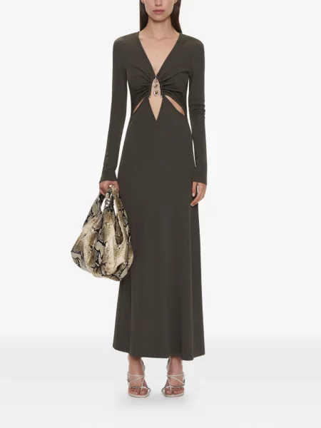 Rochie midi Christopher Esber verde