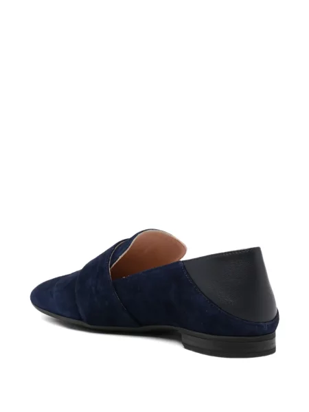 Pantofi loafer Bally cu cataramă albastru