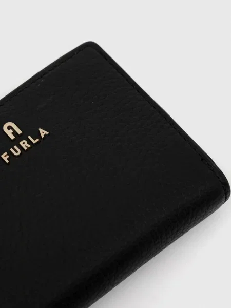 Kožená peněženka Furla černá