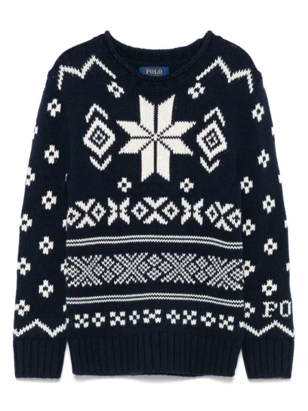 Sweter dziecięcy Polo Ralph Lauren niebieski