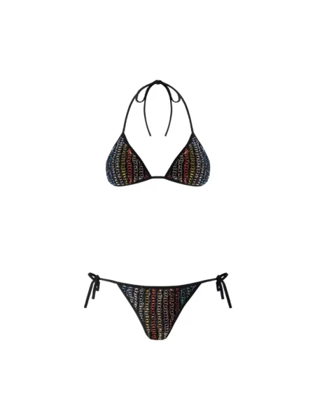 Bikini Missoni z siateczką czarny
