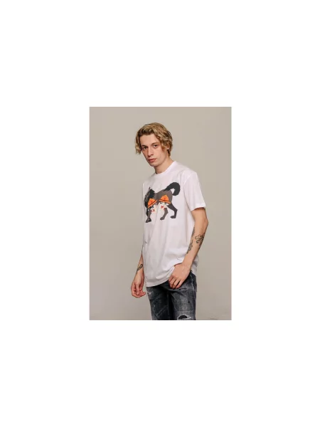 Tricou Dsquared alb