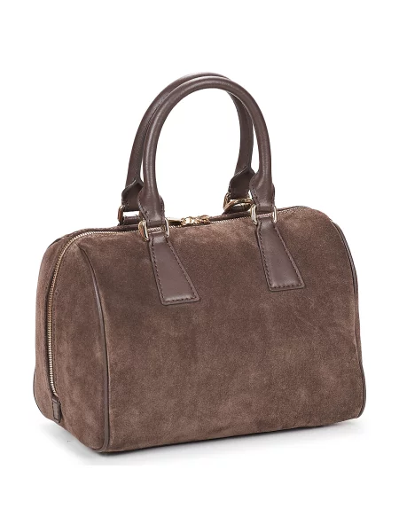 Furla Kabelka Olivia M Boston Bag Tmavo hnedá