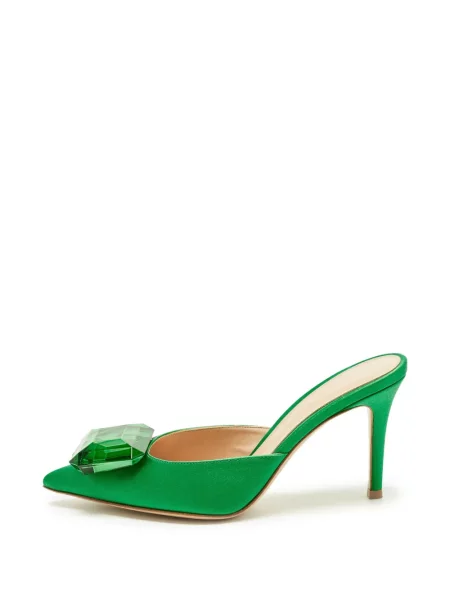 Papuci tip mules Gianvito Rossi verde