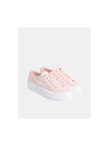 Calvin Klein Jeans Tenisice Vulc Flatform Low Cv Mg Narančasta ružičasta