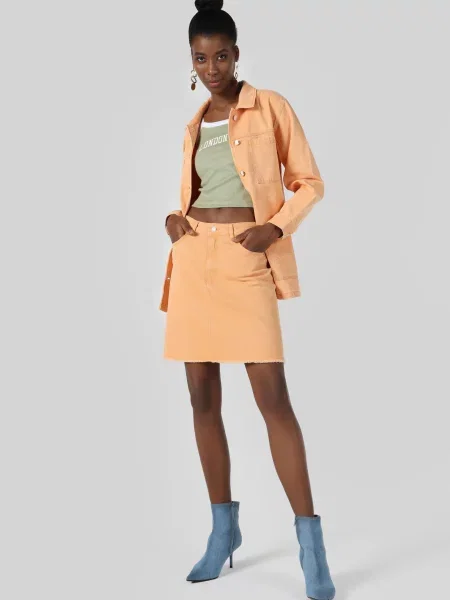 Спідниці Colin’s комбінований верх сірий