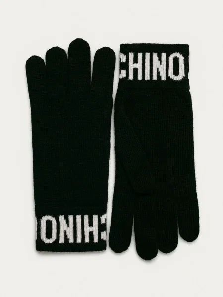 Moschino Mănuși femei negru