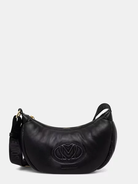 Love Moschino torebka rogal czarna