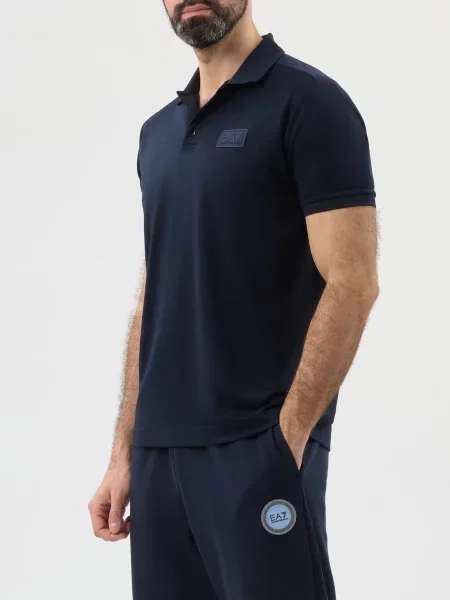 Поло Ea7 Emporio Armani синее