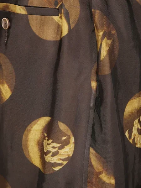 Pantaloni Uma Wang maro