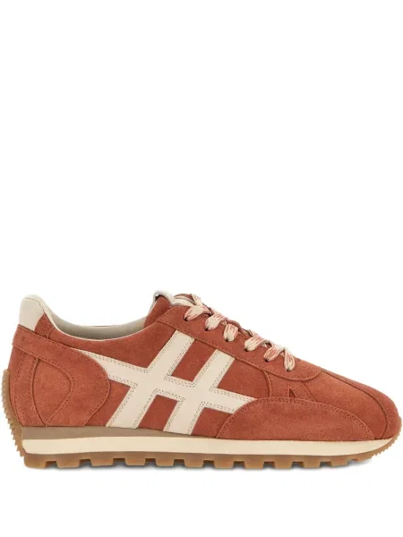 Sneakerși Hogan cu șireturi din dantelă portocaliu
