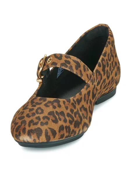 Semišové lodičky Fitflop hnedá
