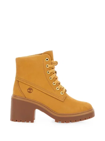 Cizme scurte Timberland cu șireturi din dantelă cu autograf