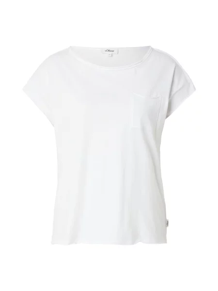 S.Oliver Tricou alb