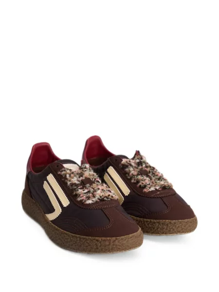 Μπουκλέ sneakers Puraai καφέ