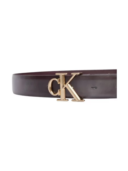 Opasok Calvin Klein Jeans s prackou hnedá