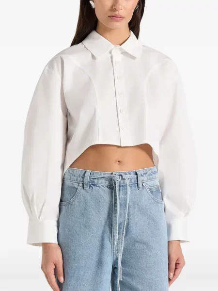 Cropp cămașă Manière De Voir alb