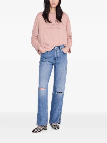Lung tricou Anine Bing roz