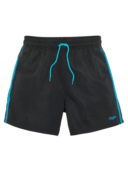 BUFFALO Plavecké šortky modrá černá