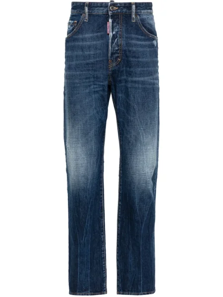 Traperice ravnih nogavica Dsquared2 plava