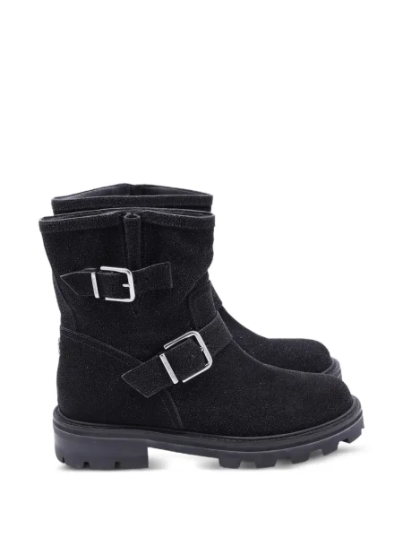 Kotníkové boty Jimmy Choo Pre-owned s přezkou černé
