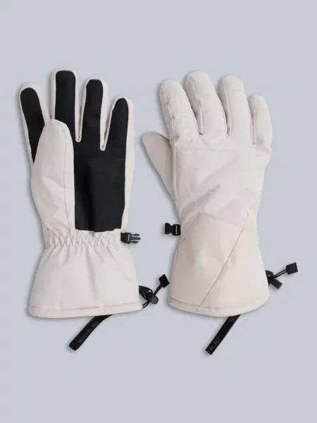 Rękawice narciarskie Glacier w jodełkę biały