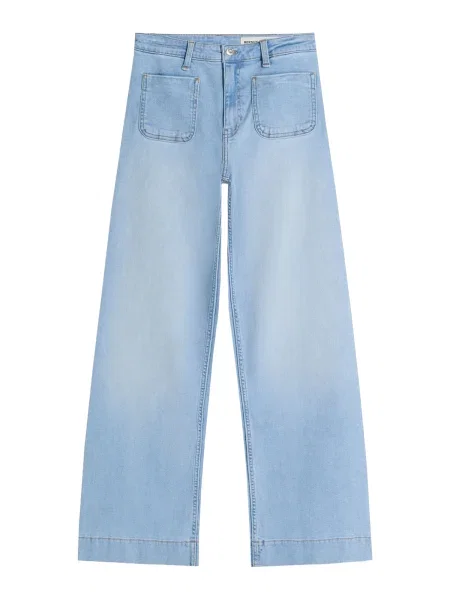 Bershka Kavbojke moder denim