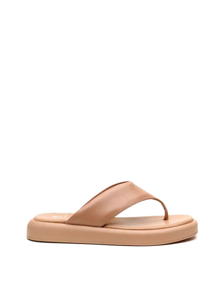 Шкіряні В'єтнамки Alex Bell бежевий