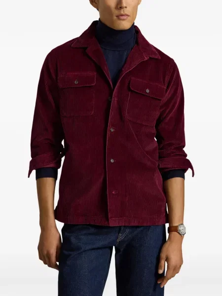 Siuvinėta pledinė marškiniai Polo Ralph Lauren ruoželis pilka